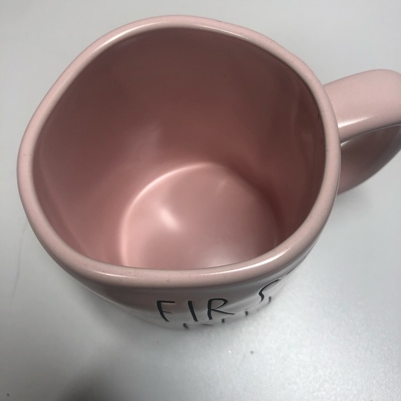 Rae Dunn Ligth pink mug “first kiss” - Picture 4 of 6